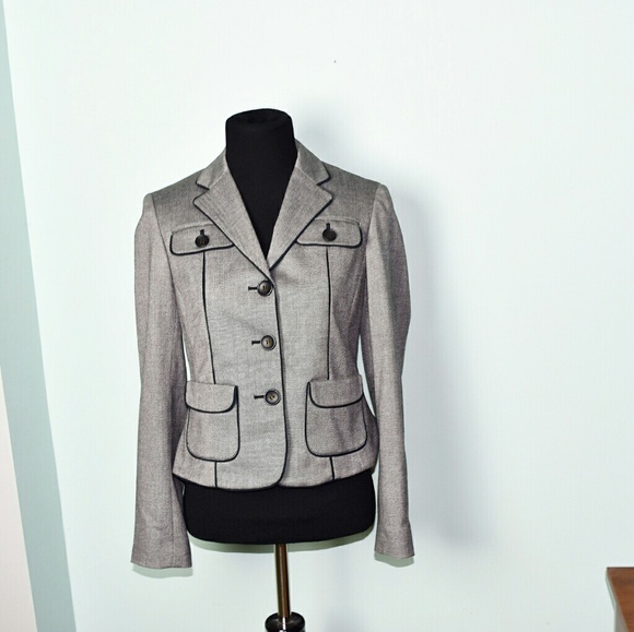 LOFT Jackets & Blazers - LOFT Silver Button Blazer